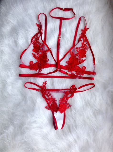 lingerie redhead|Womens Red Lingerie 